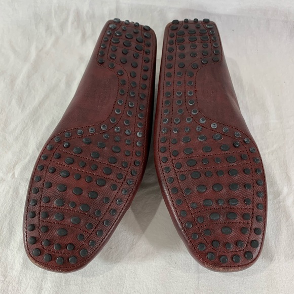 TOD'S Oxblood/Burgundy Leather Size 8 US 9 - Picture 8 of 13